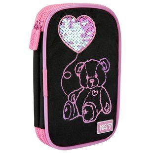 Пенал м'який з LED Yes Pink Bear PH-35