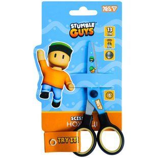 Ножницы Yes Stumble Guys 13 см с принтом на лезвии