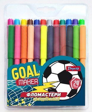 Фломастери 1 Вересня 1 Вересня 24 кольорів "Team football"