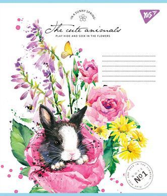 Зошит шкільний Yes Sunny spring 12 аркушів клітинка