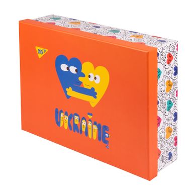 Настільний органайзер у наборі YES Stand with Ukraine картонний, 4 предмети