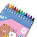 Набір воскових олівців YES 12 шт Line Friends 3 з 3