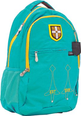 Рюкзак для підлітків YES CA060 "Cambridge", бірюзовий, 29*14*46см