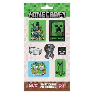 Набір наліпок 2D Yes Minecraft Heroes