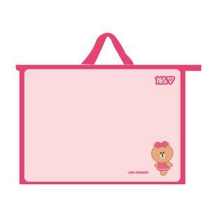 Папка портфель Yes Line Friends А3 з тканинними ручками