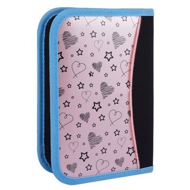 Пенал твердый одинарный с двумя клапанами Yes Cute Unicorn HP-04