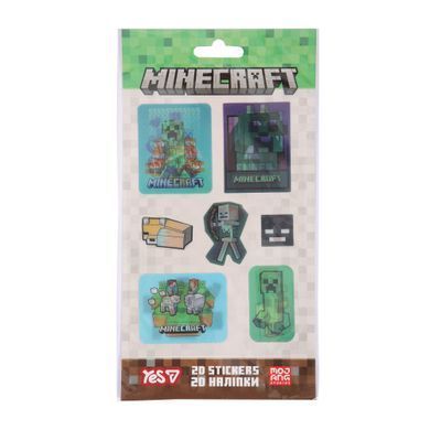 Набор наклеек 2D Yes Minecraft Heroes