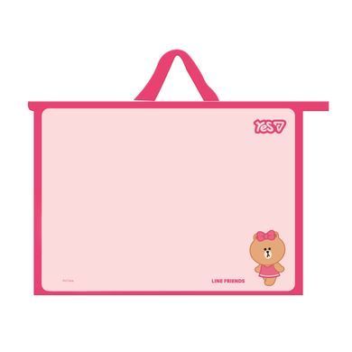 Папка портфель Yes Line Friends А3 с тканевыми ручками