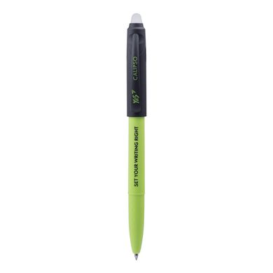 Ручка гелева YES пиши-стирай "Calipso", 0,7 мм, синя, мікс