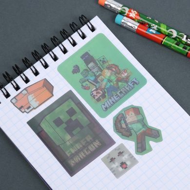 Набор наклеек 2D Yes Minecraft Heroes