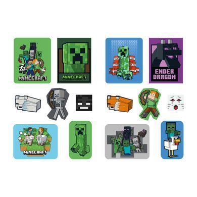 Набор наклеек 2D Yes Minecraft Heroes