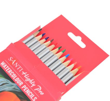 Набір акварельних олівців "Santi Highly Pro", 12 шт