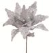 Квітка декоративна Novogod'ko Пуансетія, срібло, 40 см 1 з 2