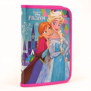 Папка для зошитів пласт. на блискавці B5 "Frozen"1Вересня