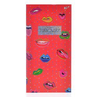 Блокнот 100*200/96 КЛ. інтег., фольга голограф.серебро+УФ-виб."Turnowsky. Pattern lips"YES