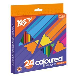 Карандаши цветные YES 24 цв. "Erudite"