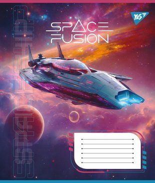 Зошит для записів Yes Space fusion 48 аркушів лінія