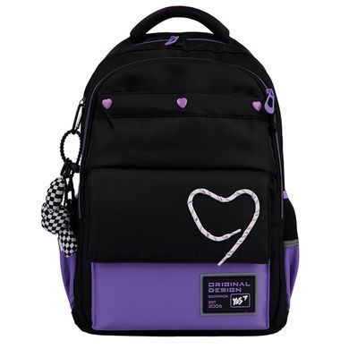 Рюкзак шкільний YES Purple Hearts TS-48