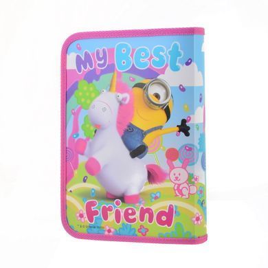 Папка для зошитів пласт. на блискавки В5 "Minions Fluffy" YES