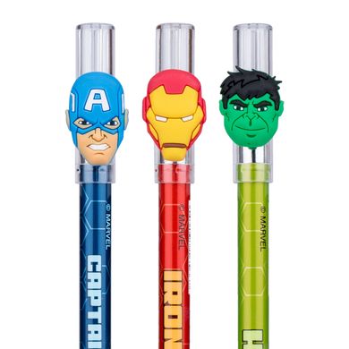 Ручка гелева YES пиши-стирай "Marvel. Avengers" 0,5мм, синя