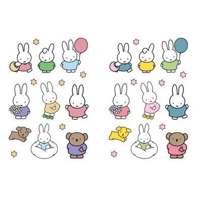 Набор наклеек 2D Yes Miffy Cute