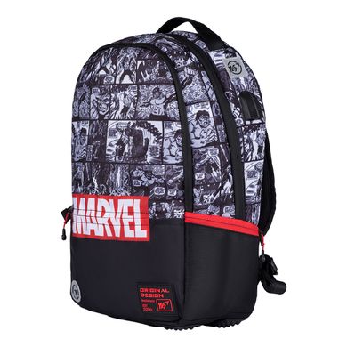 Рюкзак YES T-124 "Marvel.Avengers", черный/серый