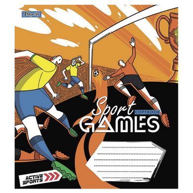 Тетрадь школьная 1Вересня Sport games 18 листов клетка
