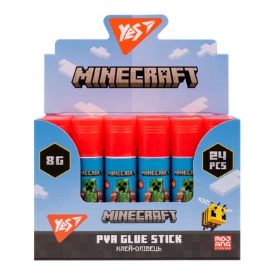 Клей-олівець YES PVA Minecraft 8г