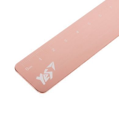 Лінійка-закладка YES 16cм "Rose Gold"