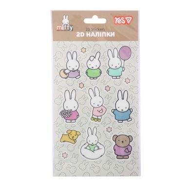 Набор наклеек 2D Yes Miffy Cute