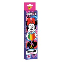 Олівці кольорові YES 6 кол. "Minnie Mouse"