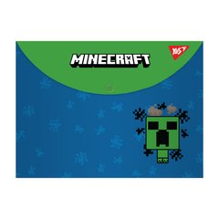 Папка конверт на кнопке Yes Minecraft Creeper B5