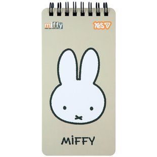 Блокнот Yes Miffy Beige 80x160 60 аркушів клітинка