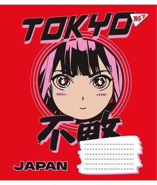 А5/36 лін. YES Anime, зошит для записів