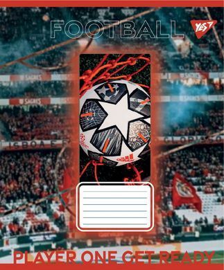 Тетрадь ученическая общая YES Football stadium А5 36 листов линия