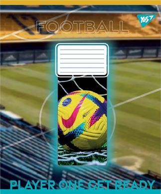 Тетрадь ученическая общая YES Football stadium А5 36 листов линия