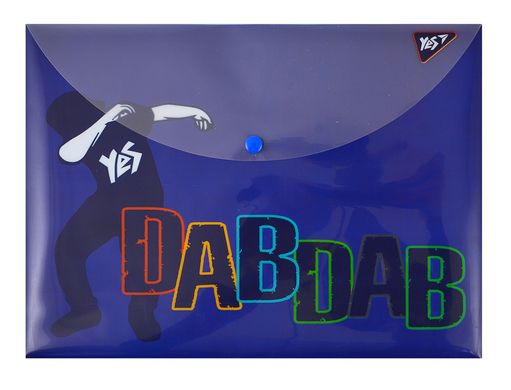 Папка-конверт на кнопці А4 "Dabdab"