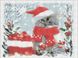 Алмазная мозаика SANTI "Рождественский котик", 30*40см 3 из 3