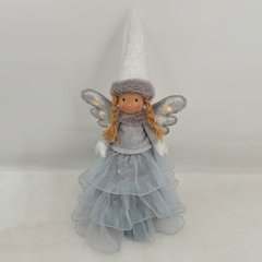 Новогодняя игрушка Novogod'ko Ангел серебро, 48 см, LED крылья