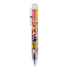 Ручка кулькова YES "Smiley", 1,0 мм, 6 кольорів