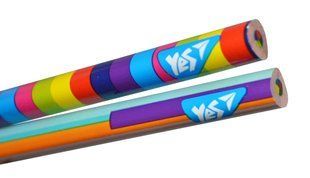 Карандаш YES "Rainbow" с четырехцветным грифелем, треугольный, заточен. микс