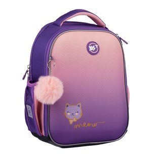 Рюкзак школьный каркасный YES Happy Kitty H-100