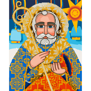Картина по номерам с алмазной мозаикой SANTI Святой Николай 40*50 см &copy;mosyakart
