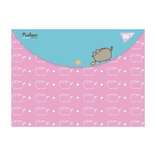 Папка конверт на кнопке Yes Pusheen B5