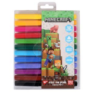Фломастеры Yes Minecraft 12 цветов