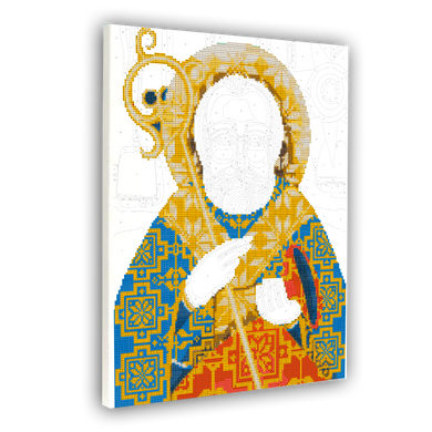 Картина по номерам с алмазной мозаикой SANTI Святой Николай 40*50 см ©mosyakart