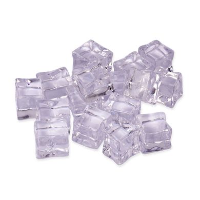 Кубик льда декоративный Novogod'ko, 1,5*1,5 см, прозрачный, 20 шт.