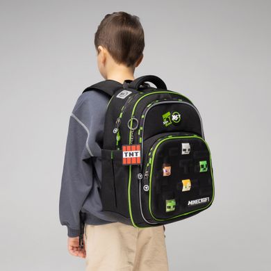 Рюкзак школьный полукаркасный Yes Minecraft S-91