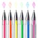 Ручки гелеві YES "Neon", неон, набір, 6 шт. 3 з 4
