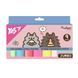 Крейда кольорова Yes Pusheen 9 штук JUMBO 1 з 3